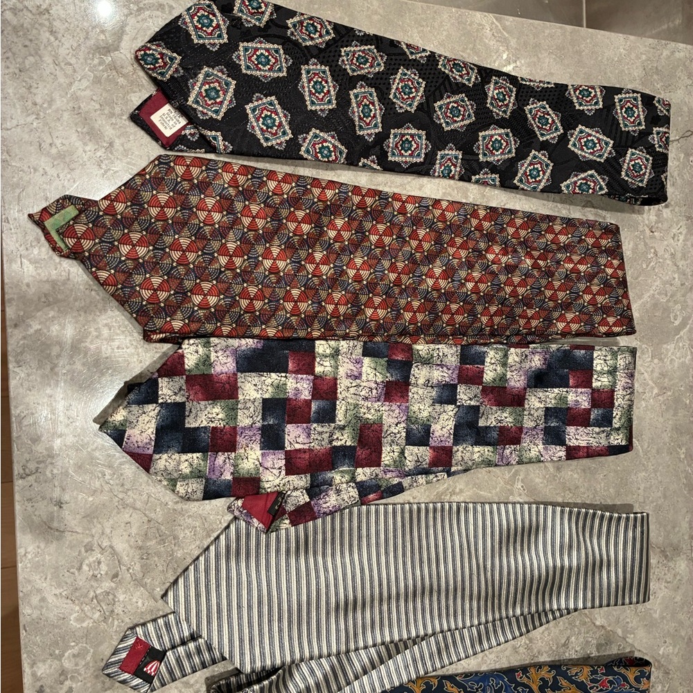 Men's Assorted Patterned Ties Set - image 2